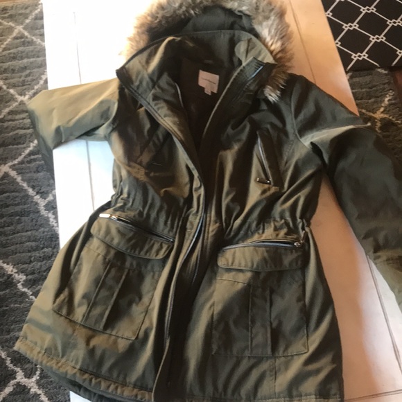 Croft and Barrow green winter coat - Picture 3 of 4